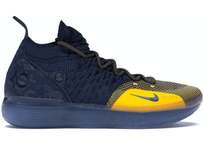 Nike KD 11 Shoes Dark Blue Yellow