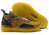 Nike KD 11 Shoes Gold Black Blue